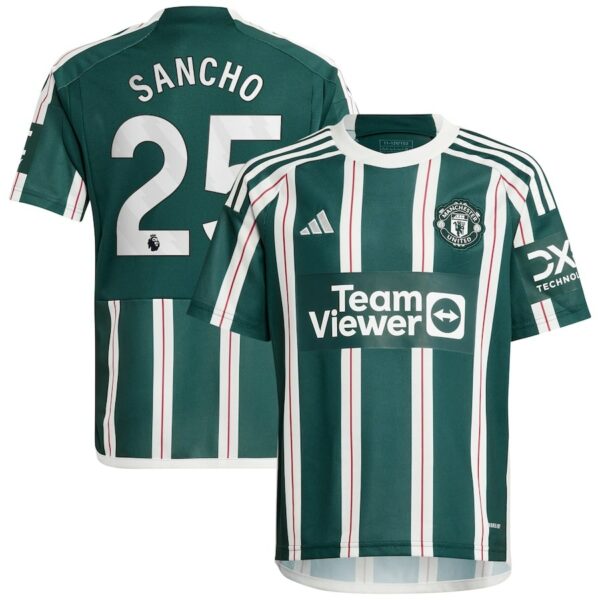 Maillot Enfant Manchester United Extérieur 2023 2024 Sancho