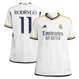 MAILLOT ENFANT REAL MADRID DOMICILE 2023 2024 RODRYGO