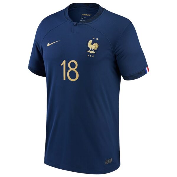 Maillot Enfant Equipe de France Domicile 2023 2024 Nkunku