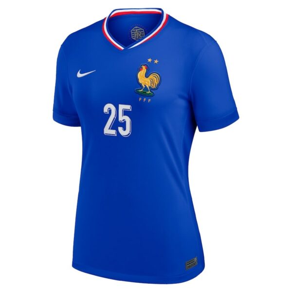 Maillot Equipe de France Femme Domicile Euro 2024 Barcola