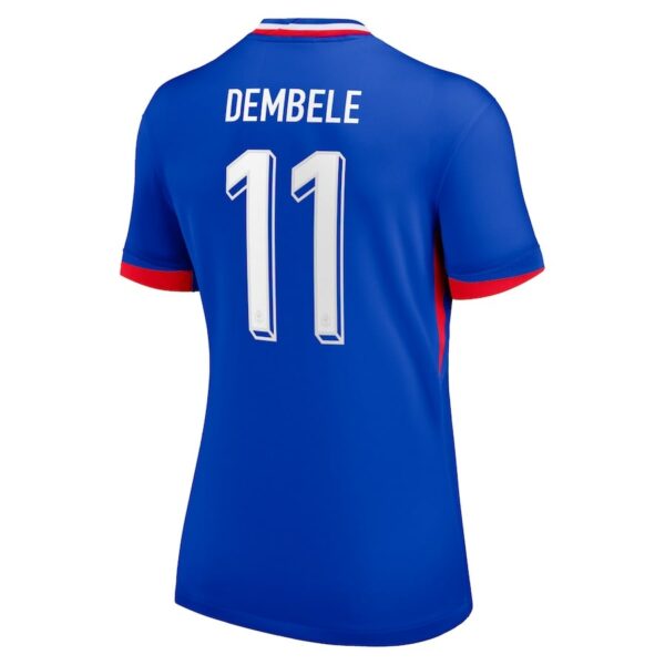 Maillot Equipe de France Femme Domicile Euro 2024 Dembele