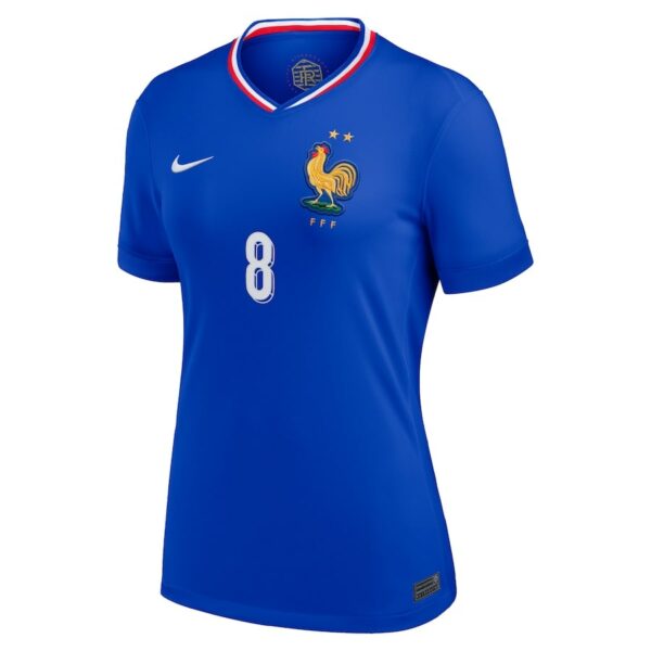 Maillot Equipe de France Femme Domicile Euro 2024 Tchouameni