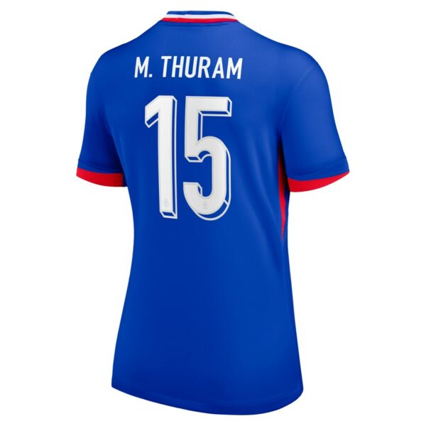 Maillot Equipe de France Femme Domicile Euro 2024 Thuram