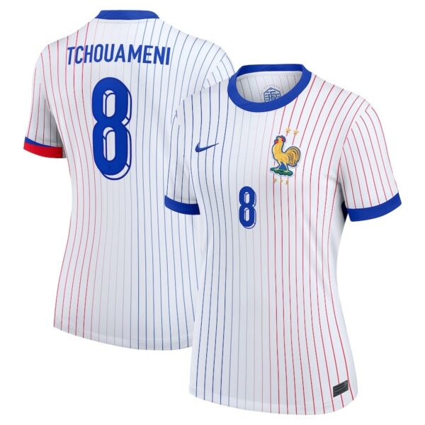 Maillot Equipe de France Femme Exterieur Euro 2024 Tchouameni