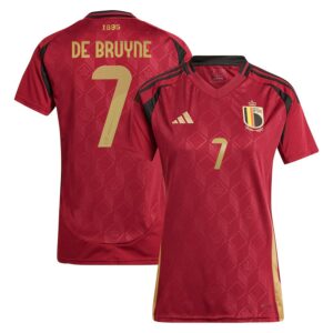 Maillot Femme Belgique Domicile Euro 2024 De Bruyne