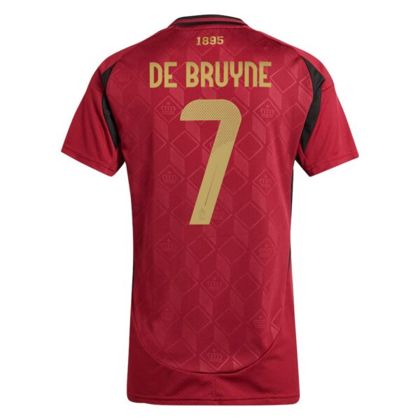 Maillot Femme Belgique Domicile Euro 2024 De Bruyne