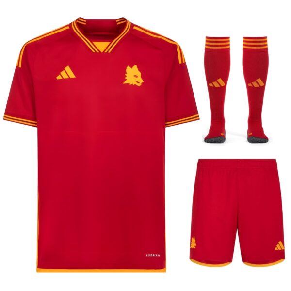 Maillot Kit Enfant AS Roma Domicile 2023 2024