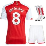 MAILLOT KIT ENFANT ARSENAL DOMICILE 2023 2024 ODEGAARD