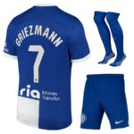 Maillot Kit Enfant Atletico Madrid Exterieur 2023 2024 Griezmann