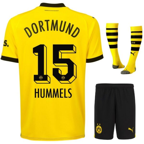 Maillot Kit Enfant BVB Dortmund 2023 2024 Domicile Hummels