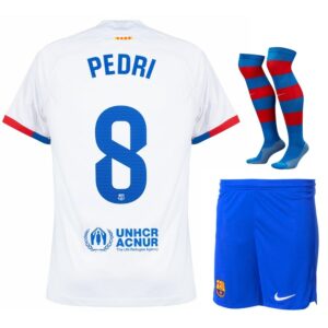 Maillot Kit Enfant Barca 2023 2024 Exterieur Pedri