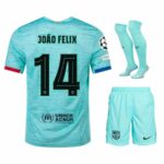 Maillot Kit Enfant Barca 2023 2024 Third Joao Felix