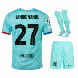 Maillot Kit Enfant Barca 2023 2024 Third Lamine Yamal