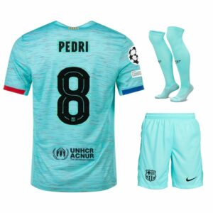 Maillot Kit Enfant Barca 2023 2024 Third Pedri