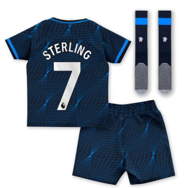 Maillot Kit Enfant Chelsea Exterieur 2023 2024 Sterling