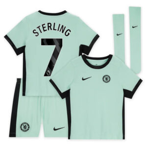 Maillot Kit Enfant Chelsea Third 2023 2024 Sterling