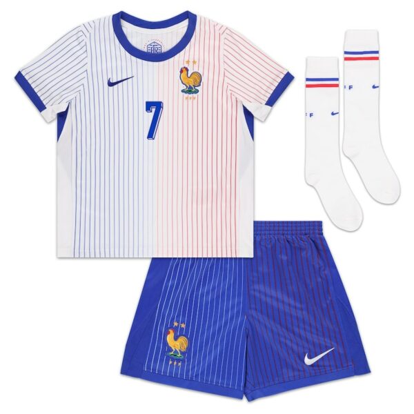 Maillot Kit Enfant Equipe De France Euro 2024 Away Guendouzi