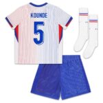 Maillot Kit Enfant Equipe De France Euro 2024 Away Kounde