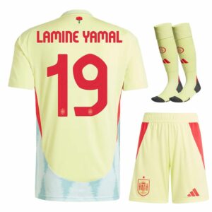 Maillot Kit Enfant Espagne Exterieur Euro 2024 Yamal