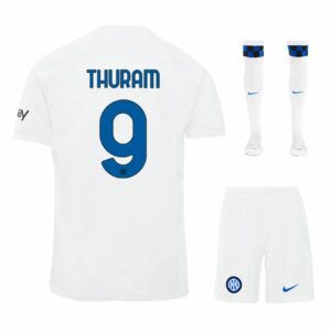 Maillot Kit Enfant Inter Milan 2023 2024 Exterieur Thuram