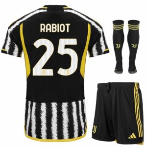 Maillot Kit Enfant Juventus Domicile 2023 2024 Rabiot