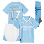 MAILLOT KIT ENFANT MANCHESTER CITY DOMICILE 2023 2024 DE BRUYNE