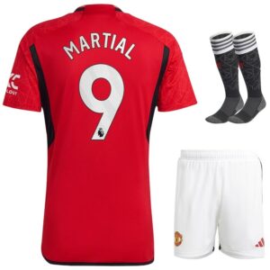 MAILLOT KIT ENFANT MANCHESTER UNITED DOMICILE 2023-24 MARTIAL