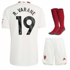 Maillot Kit Enfant Manchester United Third 2023 2024 Varane