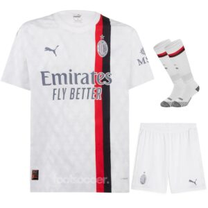 Maillot Kit Enfant Milan AC 2023 2024 Extérieur