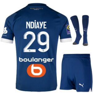 Maillot Kit Enfant OM 2023 2024 Extérieur NDiaye