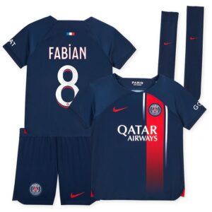 Maillot kit Enfant PSG Domicile 2023 2024 Fabian