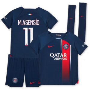 Maillot kit Enfant PSG Domicile 2023 2024 M.Asensio