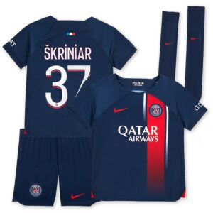 Maillot kit Enfant PSG Domicile 2023 2024 Skriniar