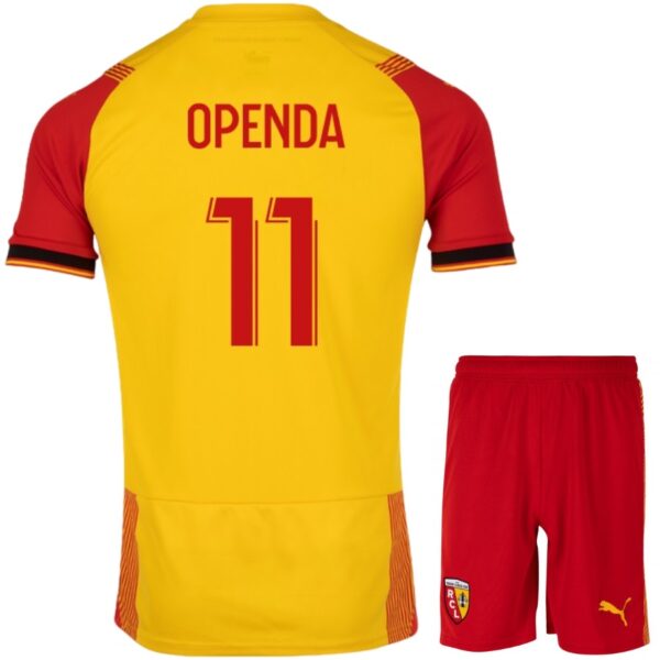 MAILLOT KIT ENFANT RC LENS DOMICILE 2023-24 OPENDA