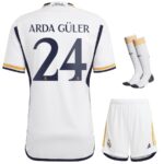 Maillot Kit Enfant Real Madrid 2023 2024 Domicile Arda Guler