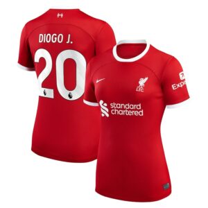 MAILLOT LIVERPOOL DOMICILE 2023 2024 FEMME DIOGO J.