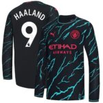 Maillot Manchester City 2023 2024 Third Manches Longues Haaland