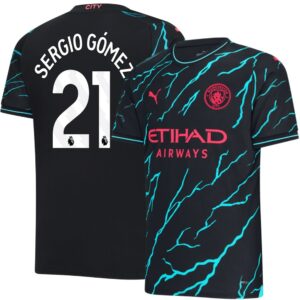 Maillot Manchester City 2023 2024 Third Sergio Gomez