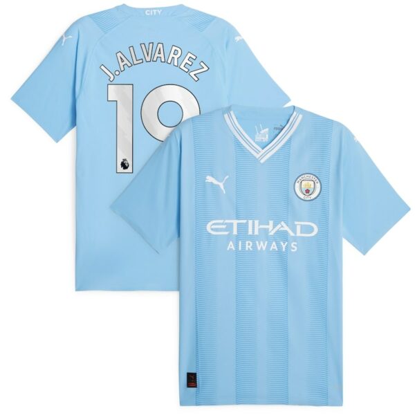 MAILLOT MANCHESTER CITY DOMICILE 2023 2024 J.ALVAREZ