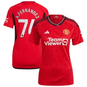 MAILLOT MANCHESTER UNITED DOMICILE 2023 2024 FEMME A.FERNANDEZ