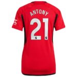 MAILLOT MANCHESTER UNITED DOMICILE 2023 2024 FEMME ANTONY