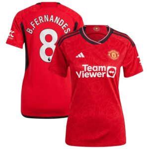 MAILLOT MANCHESTER UNITED DOMICILE 2023 2024 FEMME B.FERNANDES