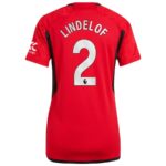 MAILLOT MANCHESTER UNITED DOMICILE 2023 2024 FEMME LINDELOF