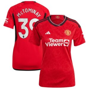 MAILLOT MANCHESTER UNITED DOMICILE 2023 2024 FEMME MC TOMINAY