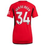 MAILLOT MANCHESTER UNITED DOMICILE 2023 2024 FEMME VAN DE BEEK