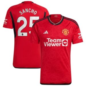 MAILLOT MANCHESTER UNITED DOMICILE 2023 2024 SANCHO