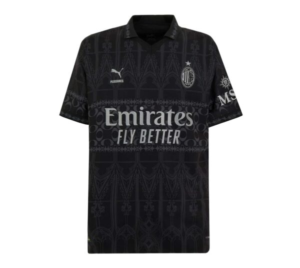 MAILLOT MILAN AC FOURTH NOIR 2023 2024 Theo