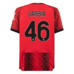 MAILLOT MILAN AC DOMICILE 2023 2024 GABBIA