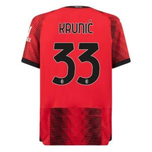 MAILLOT MILAN AC DOMICILE 2023 2024 KRUNIC