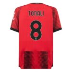 MAILLOT MILAN AC DOMICILE 2023 2024 TONALI